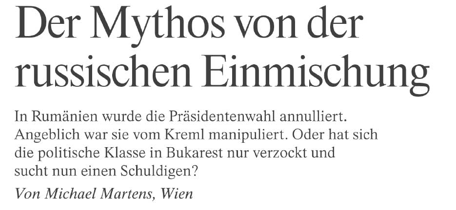 Titel der FAZ