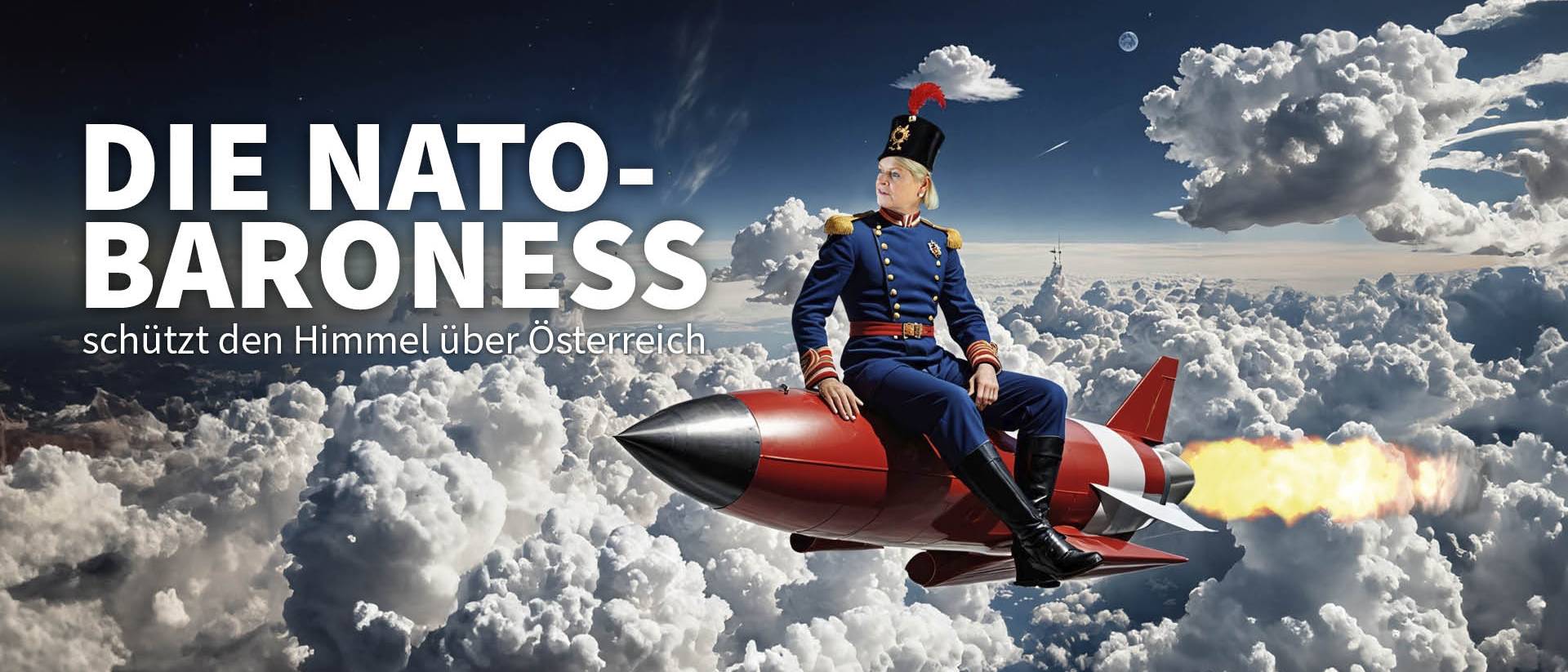 Die NATO-Baroness schützt den Himmel über Österreich