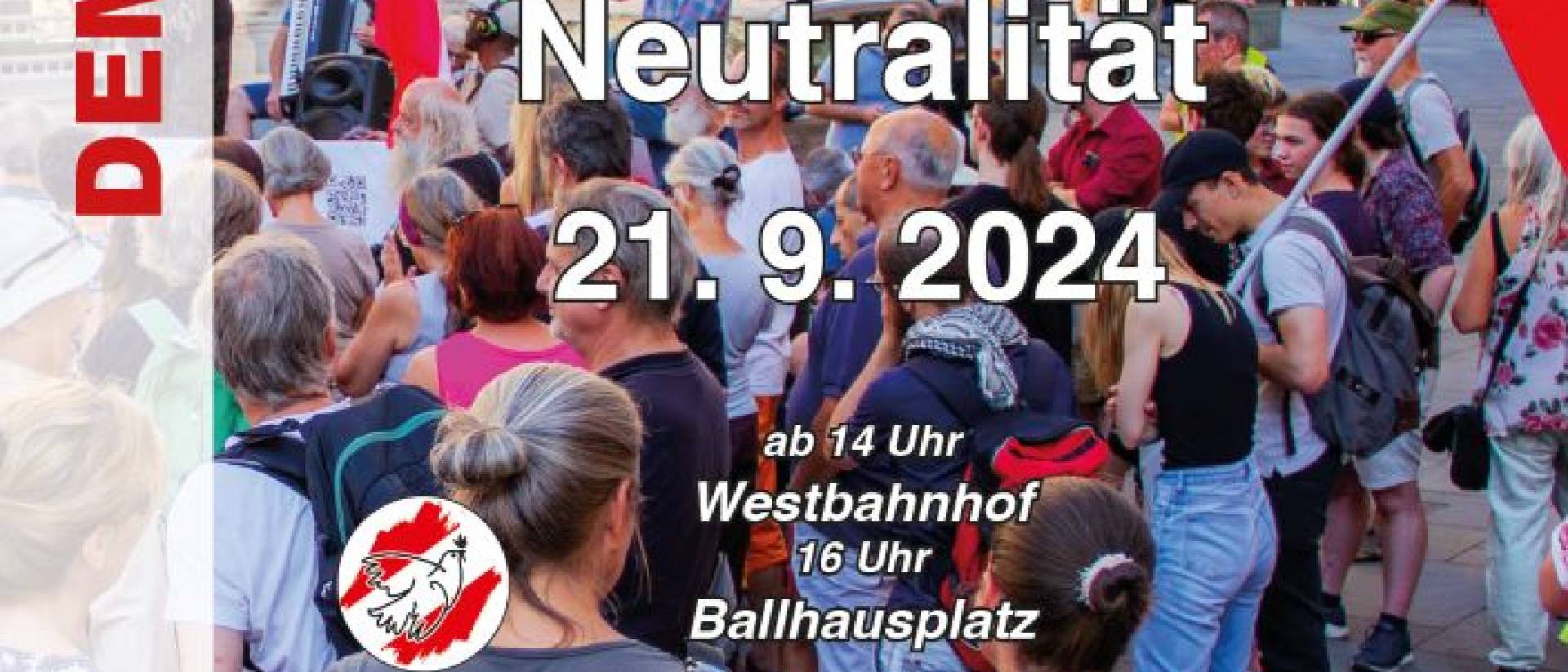 21.9. Demo für Frieden und Neutralität